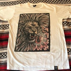 Men’s Graphic Tee//Abandon Ship//Lion//Size XL